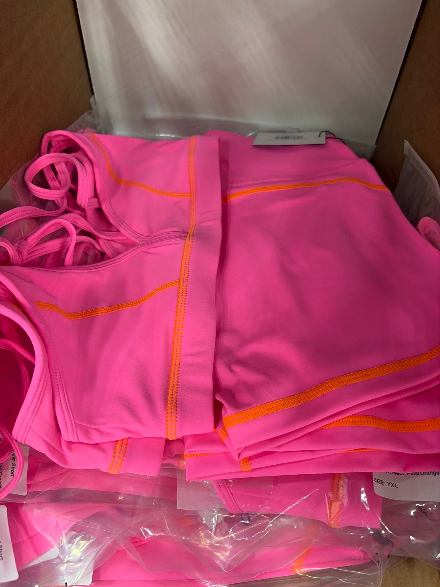 HAYDEN SHORT NEON PINK/ ORANGE