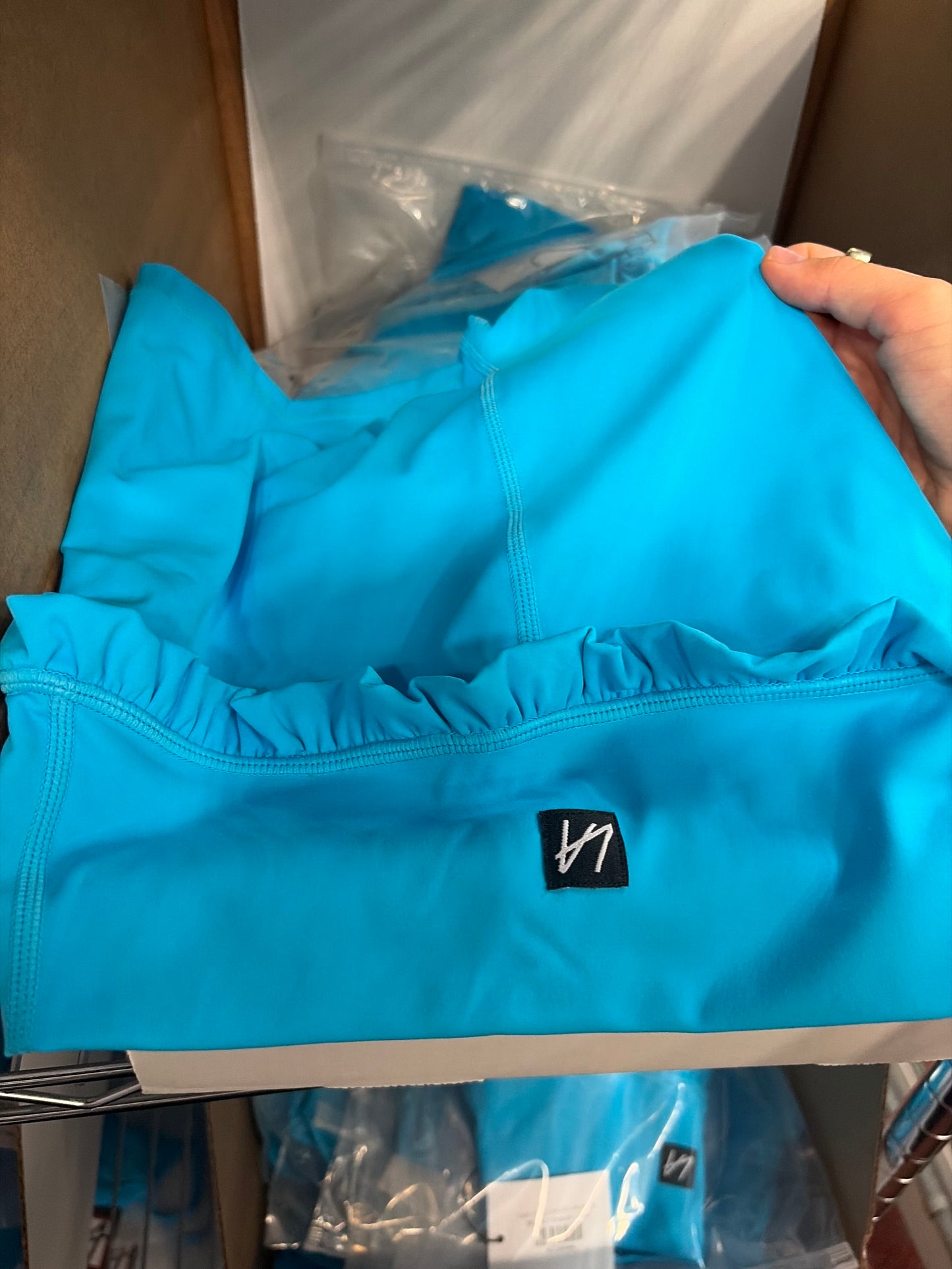 LILA TOP SEASIDE TEAL