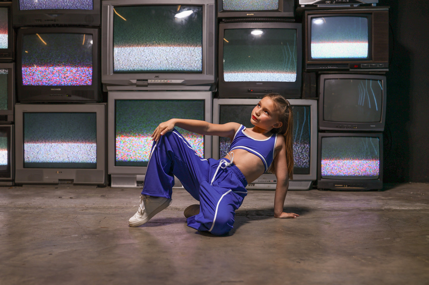 VARSITY BLUE TRACK PANT BY LA DANCE DESIGNS 2025