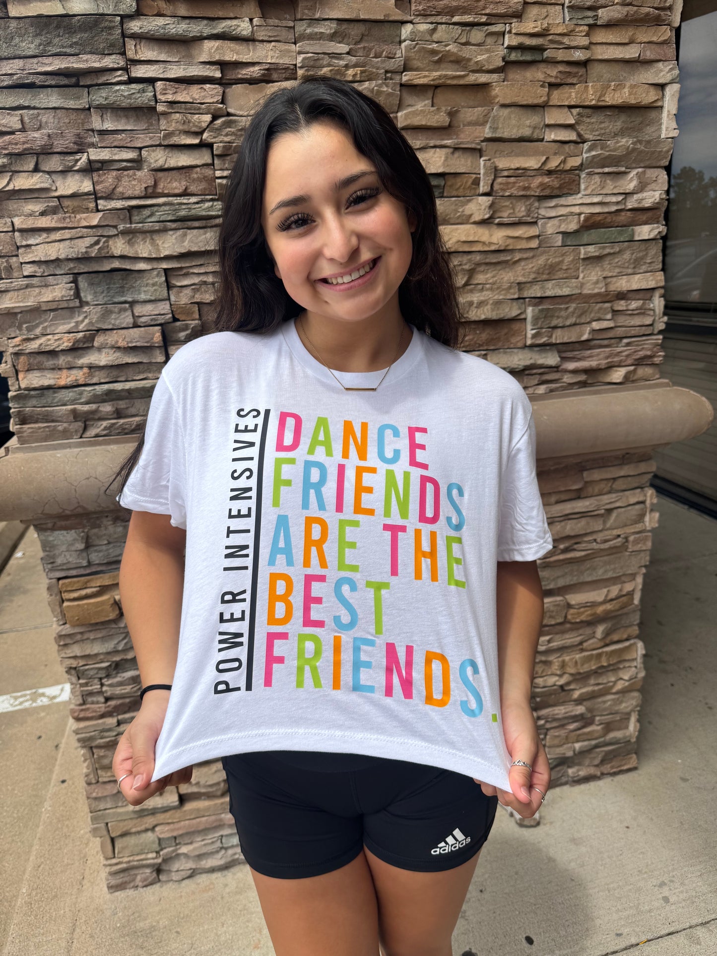DANCE FRIENDS ARE THE BEST FRIENDS CROP TEE ADULT