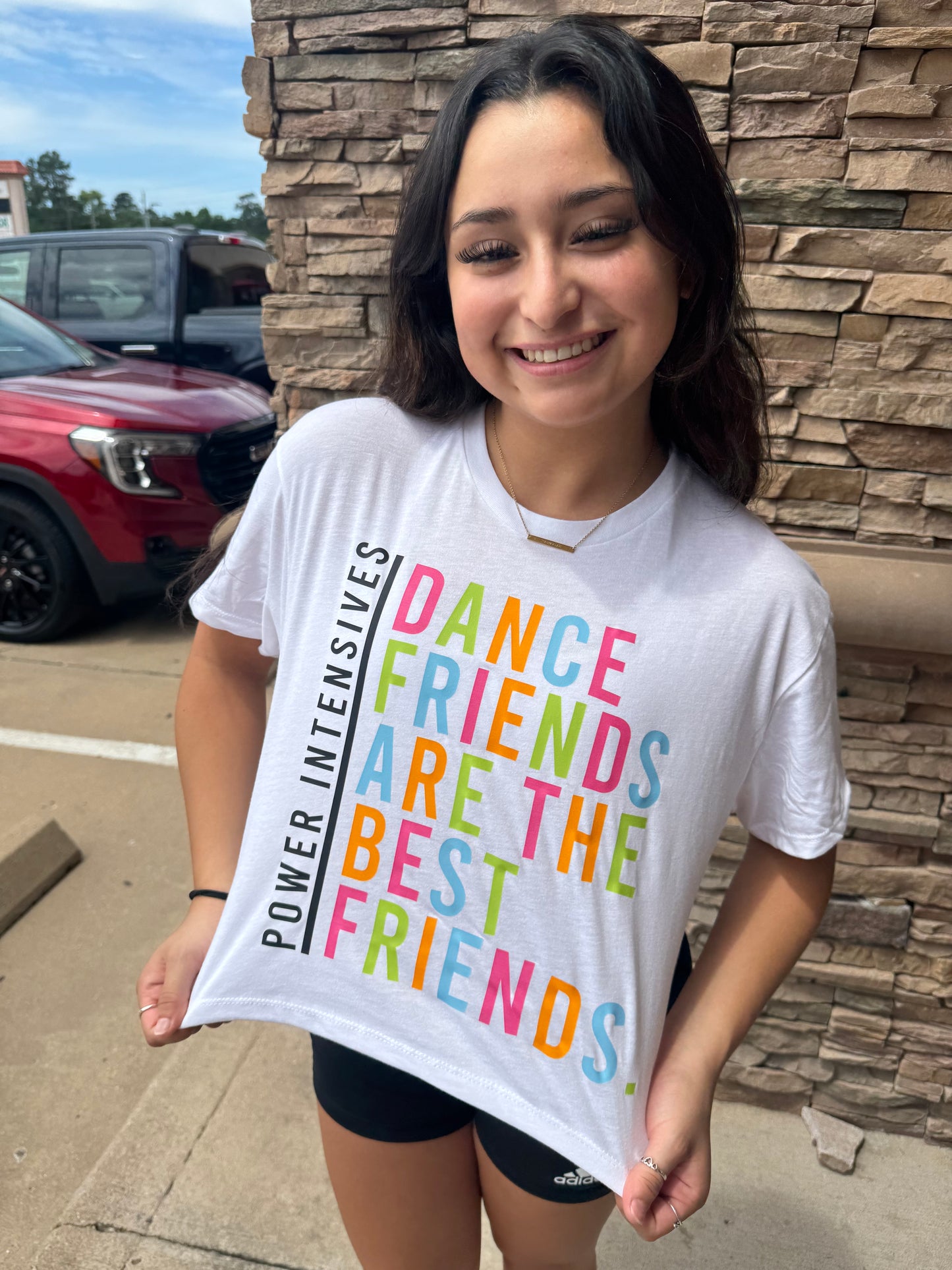 DANCE FRIENDS ARE THE BEST FRIENDS CROP TEE ADULT