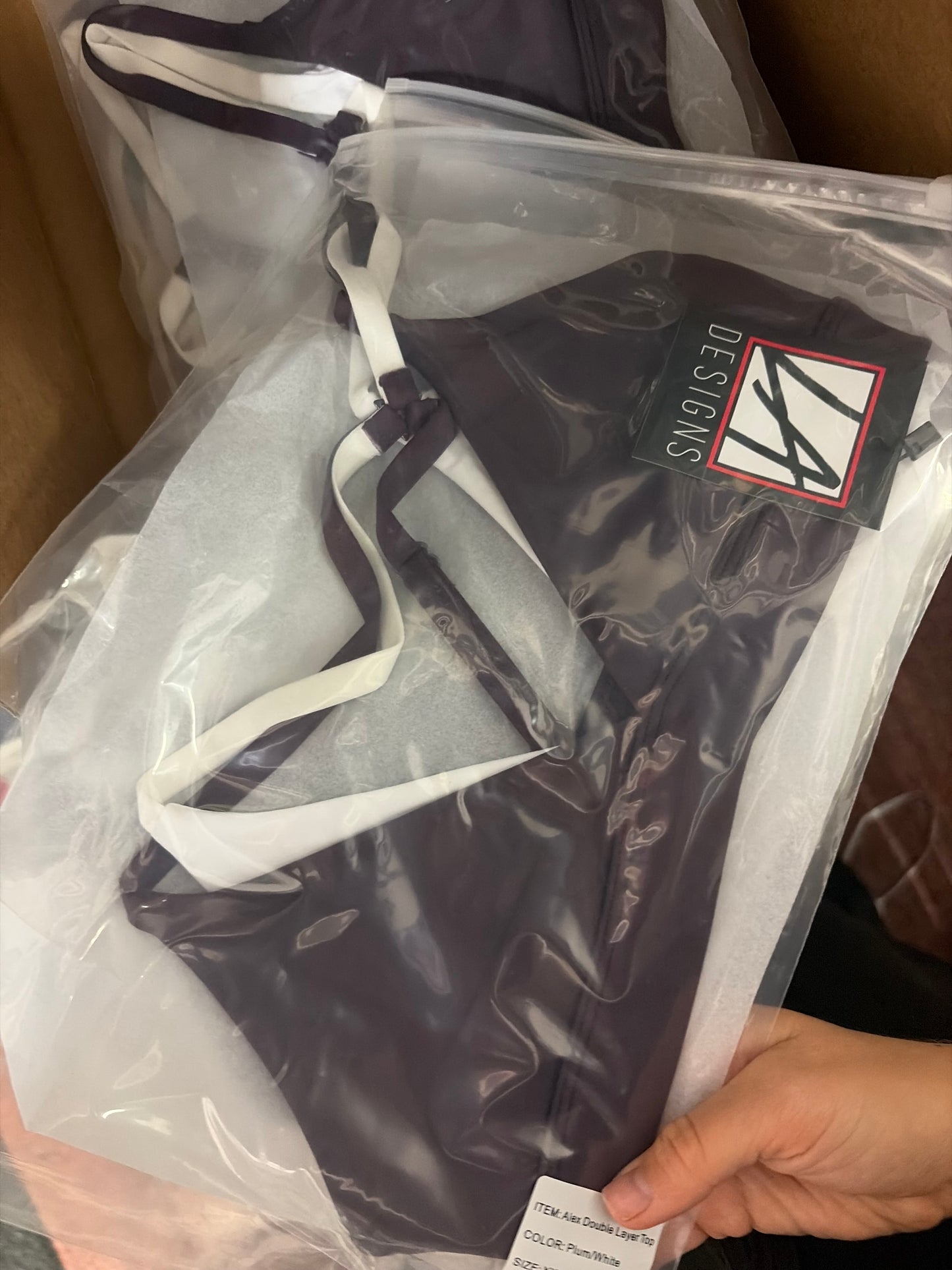 ALEX DOUBLE LAYER IN PLUM