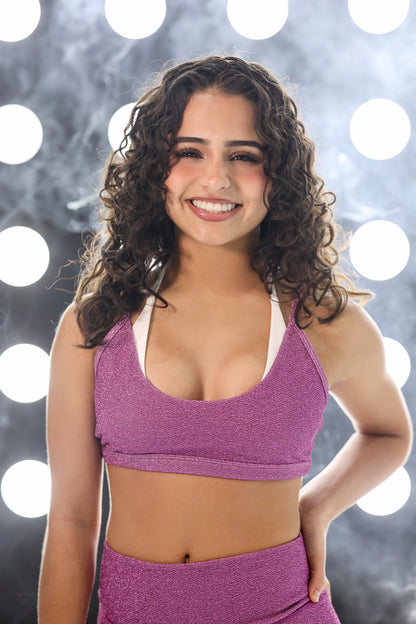 LIMITED EDITION SHIMMER DOUBLE LAYER TOP