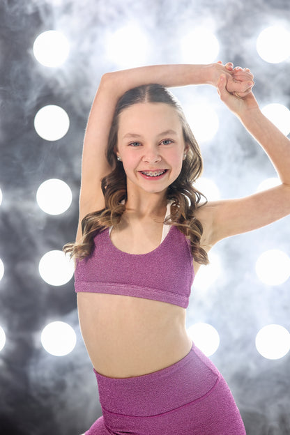 LIMITED EDITION SHIMMER DOUBLE LAYER TOP