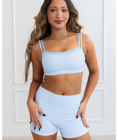 BLUE AND WHITE GINGHAM