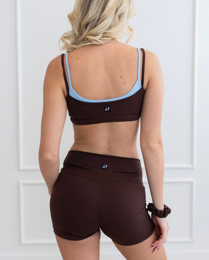 GRACIE DOUBLE LAYER - COCOA/ BLUEBERRY