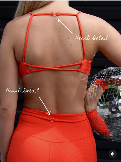 ERA HEART ORANGE TOP