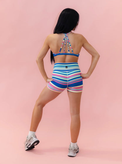 SAYLOR CABANA STRIPE SHORTS