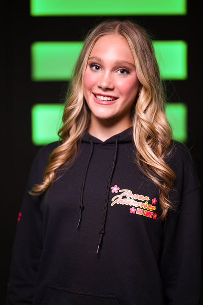 ADULT BRAND NEW "NO LIMIT" NEON BLACK HOODIE