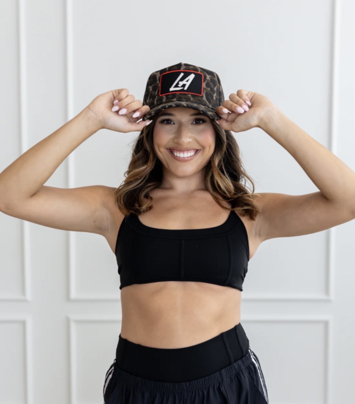 TROPIC BLACK STRAPPY TOP