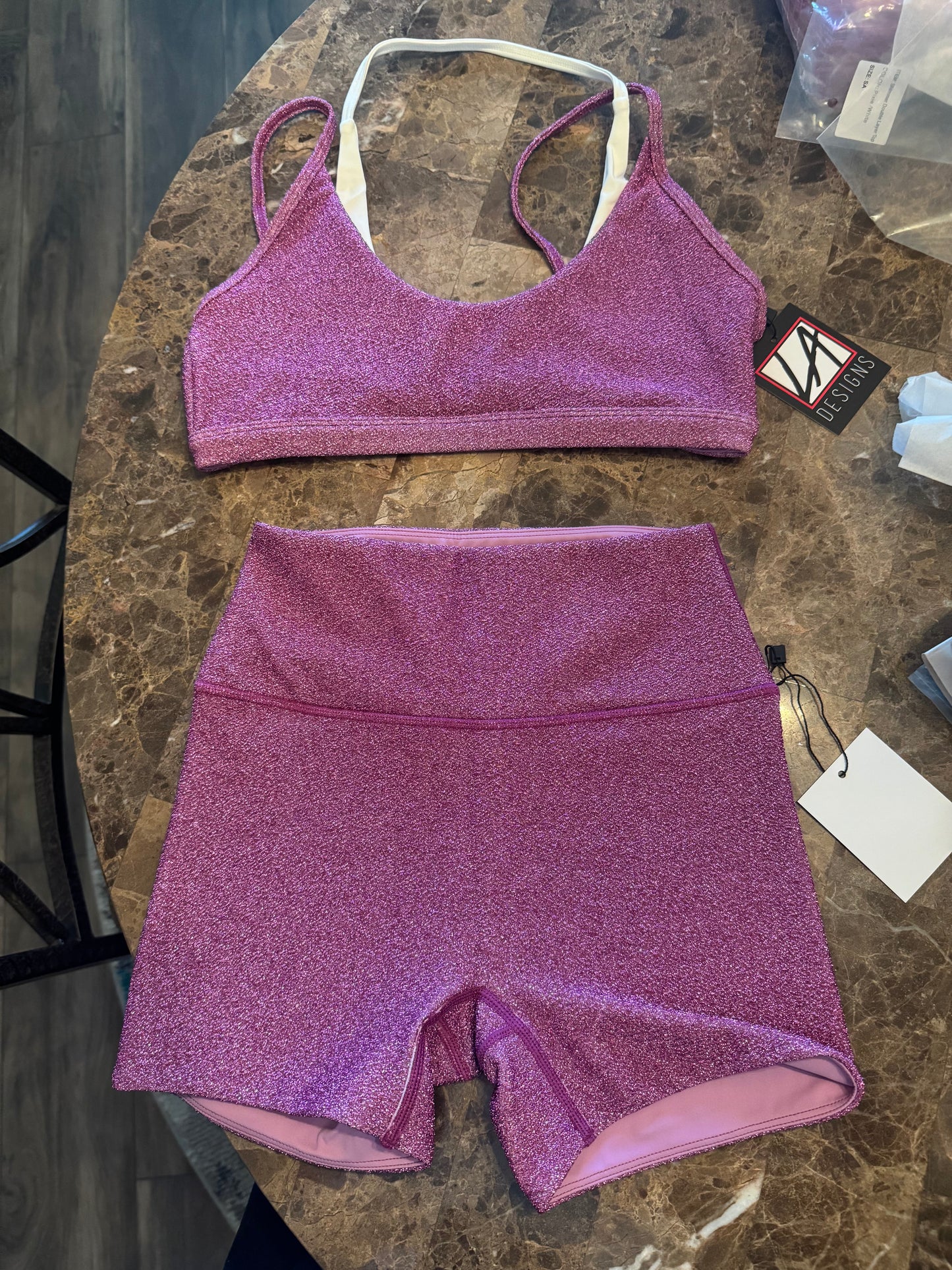 LIMITED EDITION SHIMMER DOUBLE LAYER TOP