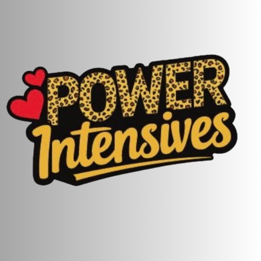 YOUTH ASH SWEATSHIRTS WITH CHEETAH AND RED HEARTS - POWER INTENSIVES
